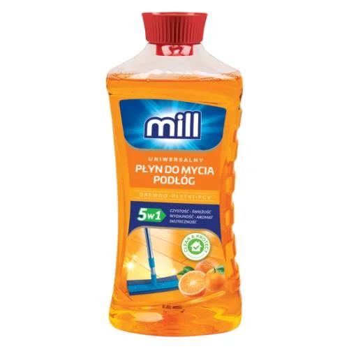 Miniaturka artykułu - Mill Clean Uniwersalny płyn do mycia podł&oacute;g Pomarańcza, 1 l