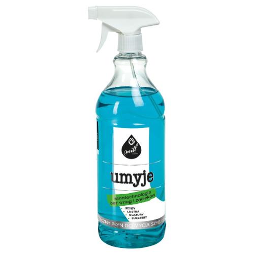 Miniaturka artykułu - MILL CLEAN UMYJE Płyn do mycia szyb, luster, glazury, 1,22 l