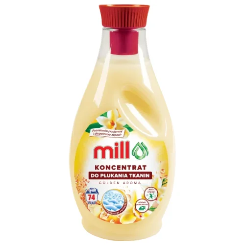 Miniaturka artykułu - Mill Koncentrat do płukania tkanin Golden Aroma, 2 l