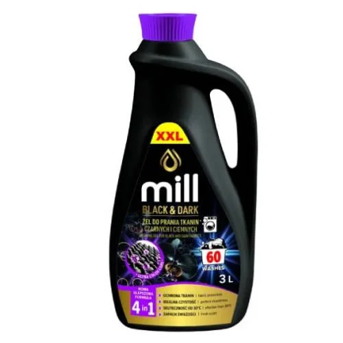 Miniaturka artykułu - Mill Żel do prania tkanin czarnych i ciemnych, 3 l