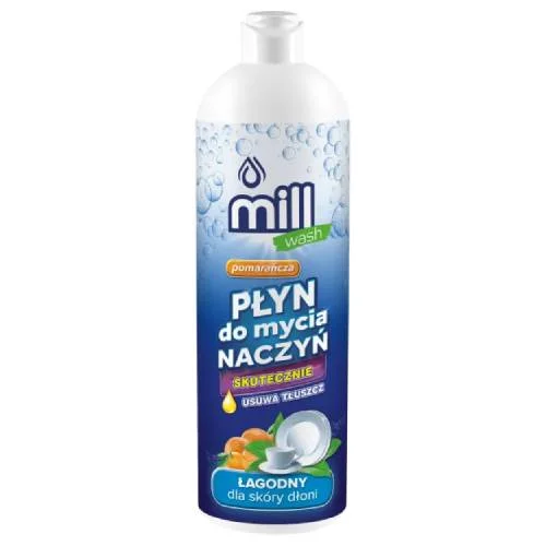 Miniaturka artykułu - Mill Wash Płyn do mycia naczyń Pomarańcza, 1 l