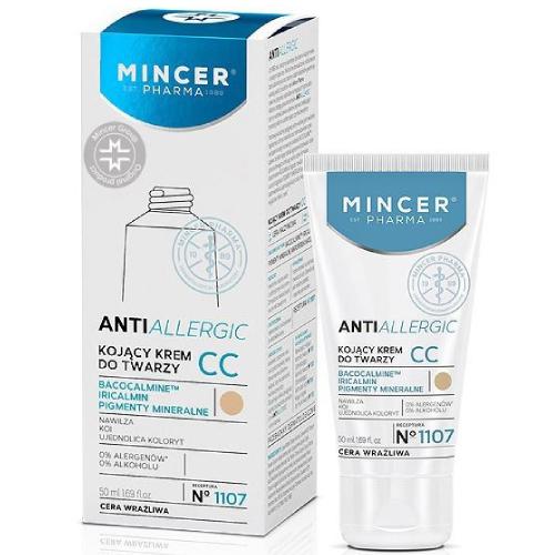 Miniaturka artykułu - MINCER Kojący krem do twarzy CC, 50ml