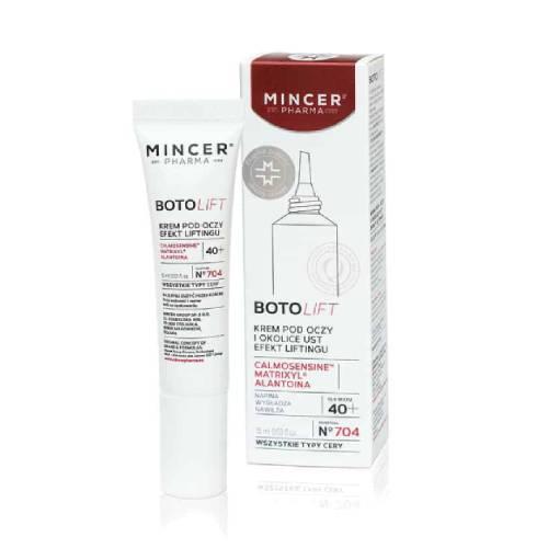 Miniaturka artykułu - MINCER PHARMA BOTOLIFT Krem pod oczy i okolice ust Efekt Liftingu 704, 15ml