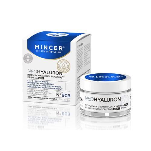 Miniaturka artykułu - MINCER PHARMA NEOHYALURON Krem do twarzy odbudowujący na noc nr 903, 50 ml
