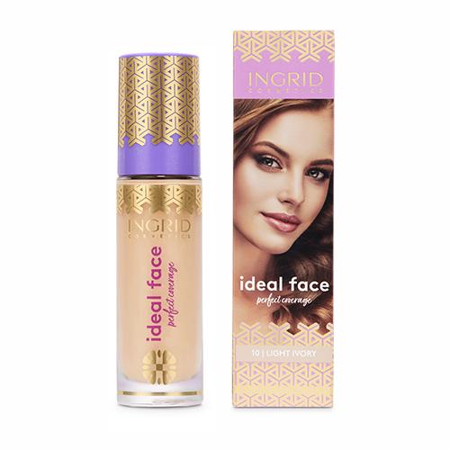 INGRID Ideal Face Podkład kryjący 10 Light Ivory, 30ml