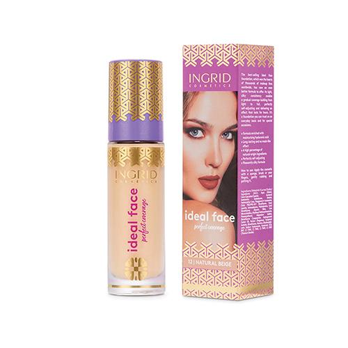 INGRID Ideal Face Podkład kryjący 12 Natural Beige, 30ml