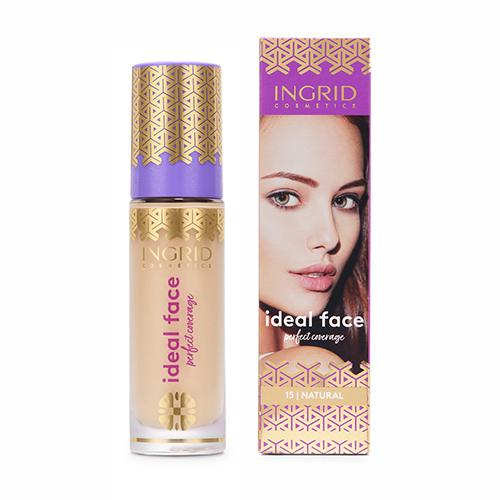 INGRID Ideal Face Podkład kryjący 15 Natural, 30ml