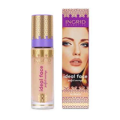 INGRID Ideal Face Podkład kryjący 16 Peach, 30ml