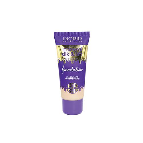 INGRID Mineral Silk & Lift Podkład nawilżająco-wygładzający 030 Natural Beige, 30ml
