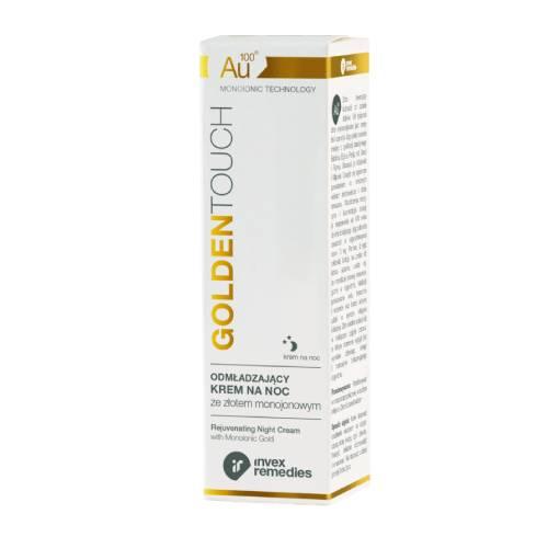 Zdjęcie produktu - INVEX GOLDEN TOUCH AU100 Krem na noc ze złotem monojodowym, 30 ml