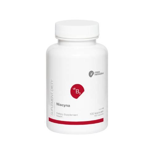 Zdjęcie produktu - INVEX REMEDIES Niacyna, 100 kaps.