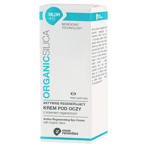 Zdjęcie produktu - INVEX REMEDIES ORGANIC SILICA Silor+B Aktywnie regenerujący krem pod oczy z krzemem organicznym, 15 ml