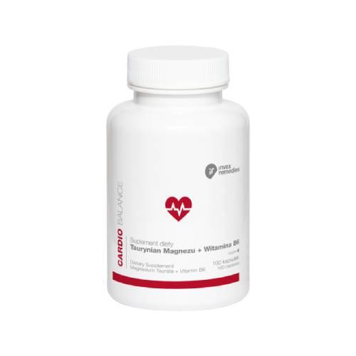 Zdjęcie produktu - INVEX REMEDIES Taurynian Magnezu + Witamina B6, 100 kapsułek