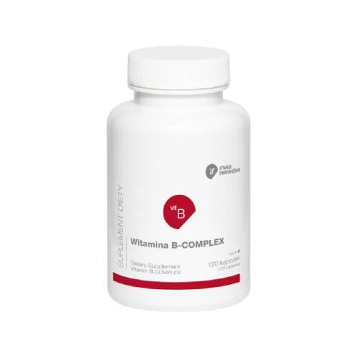 Zdjęcie produktu - INVEX REMEDIES Witamina B-COMPLEX, 120 kapsułek