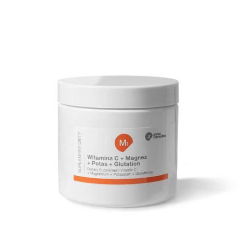 Zdjęcie produktu - INVEX REMEDIES Witamina C + Magnez + Potas + Glutation, 450g