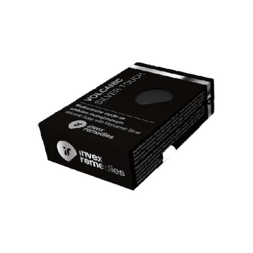 Zdjęcie produktu - INVEX SILVER TOUCH VOLCANIC mydło wulkaniczne ze srebrem monojonowym Ag, 100g