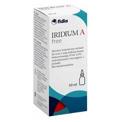 Zdjęcie produktu - Iridium A Free krople do oczu, 10 ml