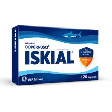 Zdjęcie produktu - Iskial, 120 kaps. - z olejem z wątroby rekina i witaminą D