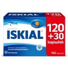 Zdjęcie produktu - Iskial, 150 kaps. - z olejem z wątroby rekina i witaminą D