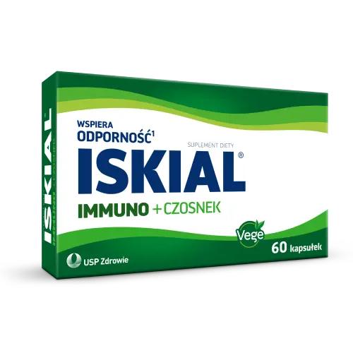 Iskial Immuno + Czosnek, 60kaps.