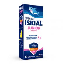 Zdjęcie produktu - Iskial Junior w płynie, 100 ml - olej z wątroby rekina, witamina D, DHA