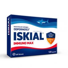 Zdjęcie produktu - Iskial Immuno Max, 120 kaps. - z olejem z wątroby rekina i witaminą D