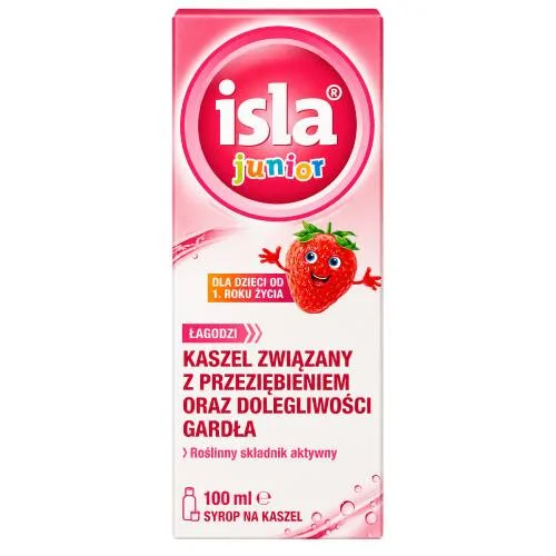 Zdjęcie produktu - Isla Junior Syrop na kaszel dla dzieci od 1. roku życia, 100 ml