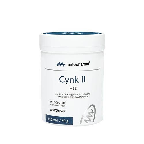Miniaturka artykułu - MITOPHARMA Cynk II MSE, 120 tabletek
