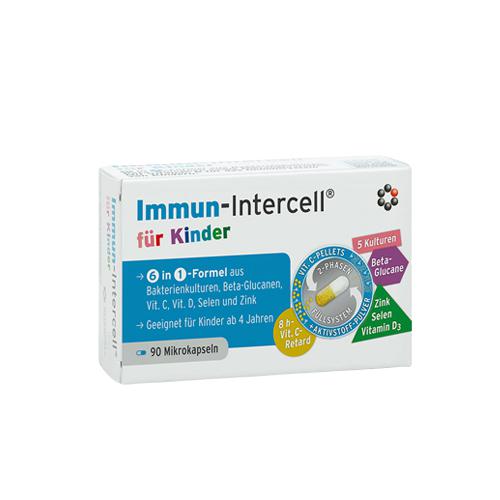 Miniaturka artykułu - MITOPHARMA Immun-Intercell dla dzieci, 90 mikrokapsułek