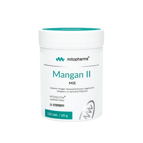Miniaturka artykułu - MITOPHARMA Mangan II MSE, 120 tabletek