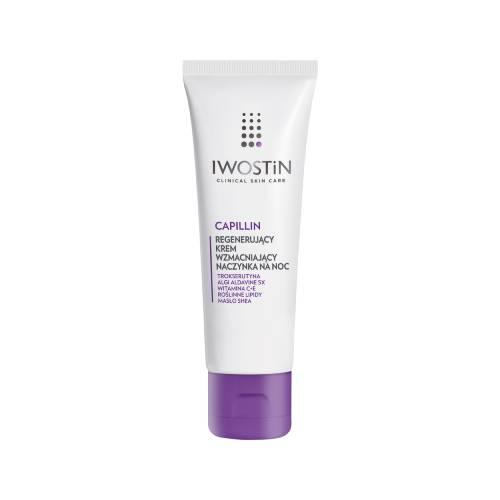 Zdjęcie produktu - Iwostin Capillin Regenerujący krem wzmacniający naczynka na noc, 50 ml