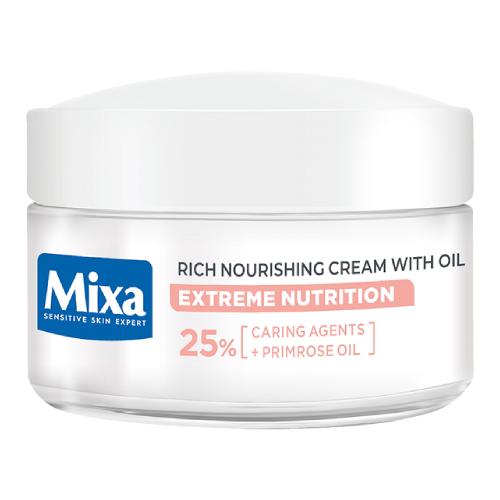 Miniaturka artykułu - Mixa Bogaty krem odżywczy z olejkiem, 50 ml