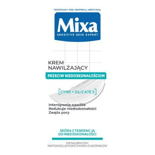 Miniaturka artykułu - MIXA Nawilżający krem przeciw niedoskonałościom, 50ml