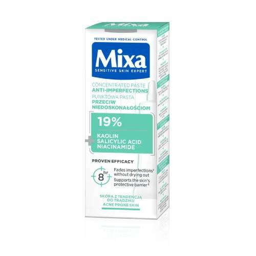 Miniaturka artykułu - MIXA Skoncentrowana punktowa Pasta przeciw niedoskonałościom, 15 ml