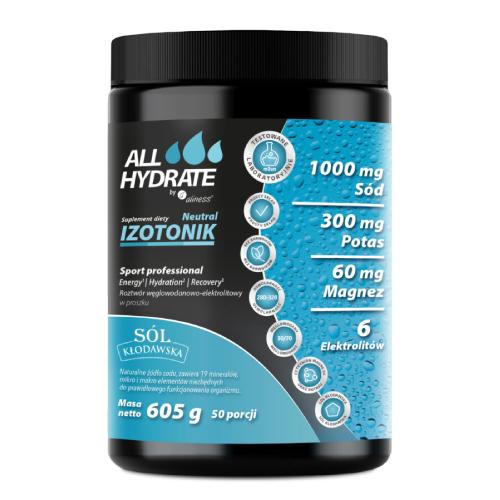 Zdjęcie produktu - ALLHydrate Izotonik Neutral, 605 g