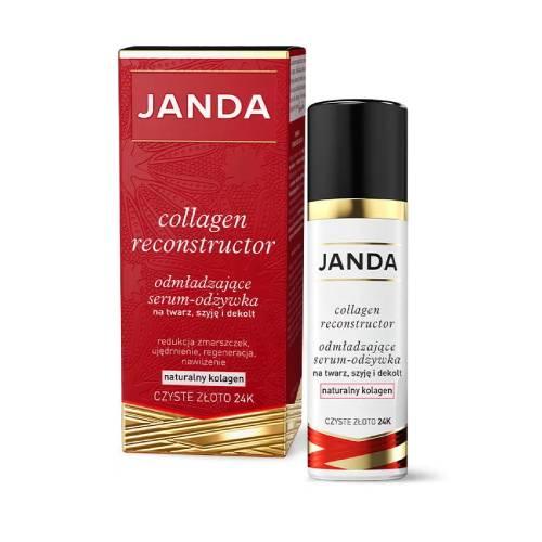 Zdjęcie produktu - JANDA Collagen Reconstructor odmładzające serum na twarz szyję i dekolt, 50 ml