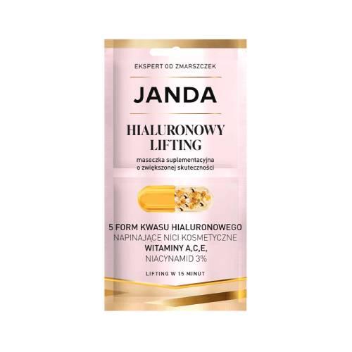 Zdjęcie produktu - JANDA Hialuronowy Lifting Maseczka suplementacyjna, 2x4ml