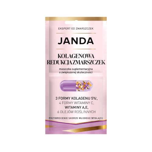 Zdjęcie produktu - JANDA Kolagenowa Redukcja Zmarszczek Maseczka suplementacyjna, 2x4ml