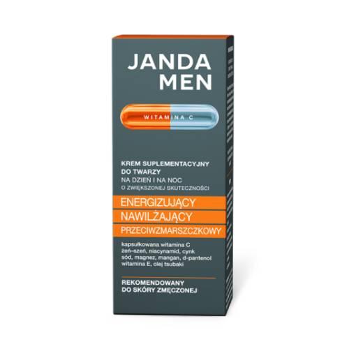 Zdjęcie produktu - JANDA Men Krem suplementacyjny na dzień i na noc z witaminą C, 50 ml