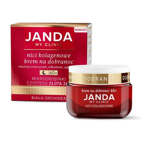 Zdjęcie produktu - JANDA Nici kolagenowe Krem do twarzy na dobranoc 60+, 50ml
