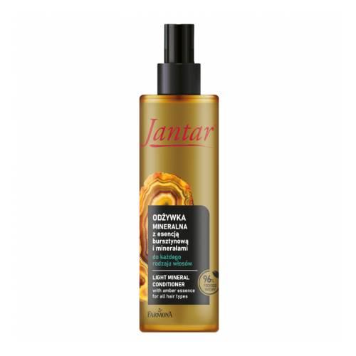 Zdjęcie produktu - JANTAR Lekka odżywka mineralna z esencją bursztynową i minerałami do każdego rodzaju włos&oacute;w, 200ml