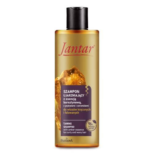 Zdjęcie produktu - FARMONA Jantar Szampon ujarzmiający do włos&oacute;w kręconych i falowanych z esencją bursztynową, peptydami i ceramidami, 300 ml