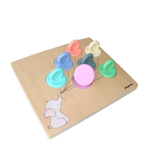 Zdjęcie produktu - Jellystone Designs Balonowy Sorter pastelowy