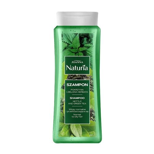 Zdjęcie produktu - JOANNA Naturia Pokrzywa Zielona herbata Szampon do włos&oacute;w normalnych i przetłuszczających się, 500ml
