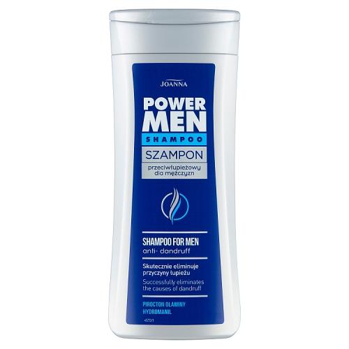 Zdjęcie produktu - JOANNA Power Men Szampon przeciwłupieżowy dla mężczyzn, 200 ml