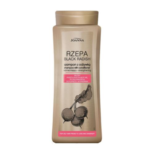 Zdjęcie produktu - JOANNA Rzepa Wzmacniający szampon z odżywką do włos&oacute;w przetłuszczających się, ze skłonnością do łupieżu i wypadania, 400ml