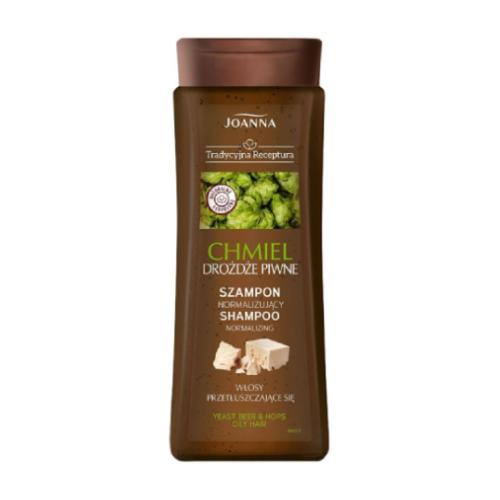 Zdjęcie produktu - JOANNA Tradycyjna Receptura Chmiel Drożdże piwne Szampon normalizujący do włos&oacute;w przetłuszczających się, 300ml