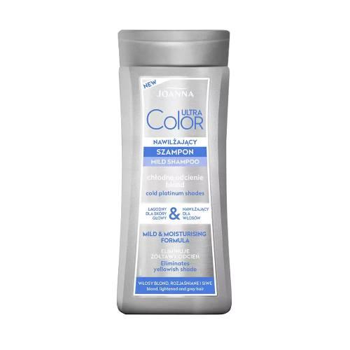 Zdjęcie produktu - JOANNA Ultra Color Szampon nawilżający do włos&oacute;w jasnych, 200ml