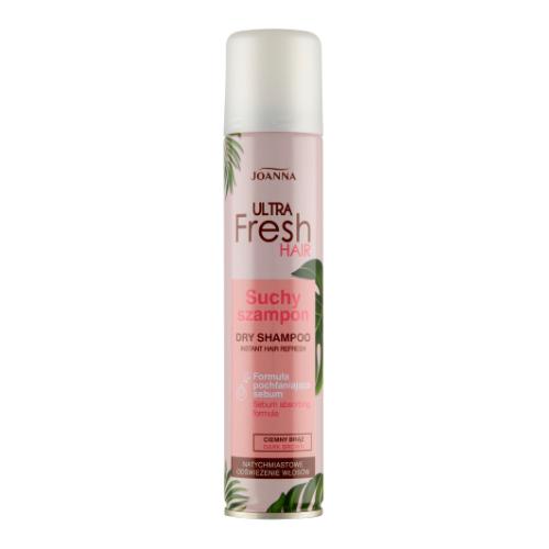 Zdjęcie produktu - JOANNA Ultra Fresh Hair Suchy szampon Ciemny brąz, 200ml