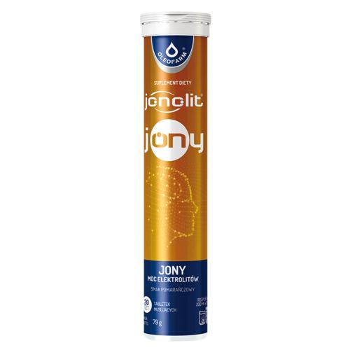 Zdjęcie produktu - Jonolit Jony Oleofarm, 20 tabletek musujących